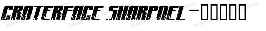 CRATERFACE SHARPNEL字体转换